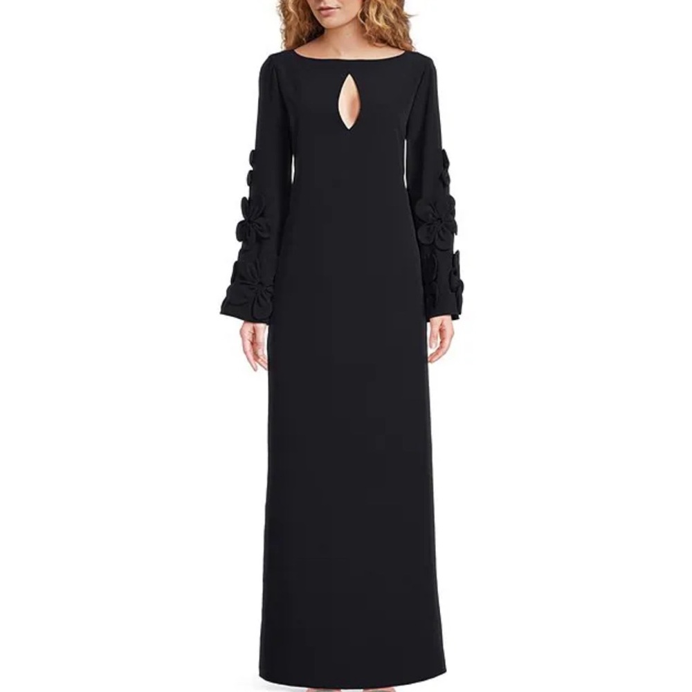 Alex Marie Navy Keyhole Dress